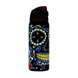 Owala "Sugar Skull" FreeSip Water Bottle. It is a Limited Edition Color Drop